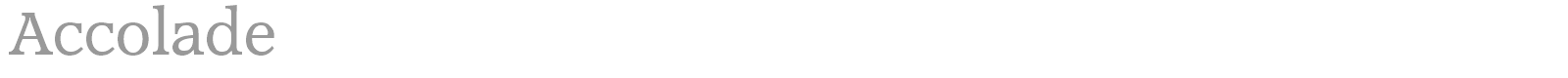 Accolade font preview